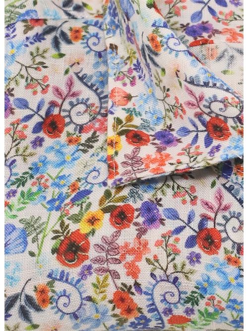 camicia da uomo in lino a fiori Vincenzo De Lauziers | TX952FIORI